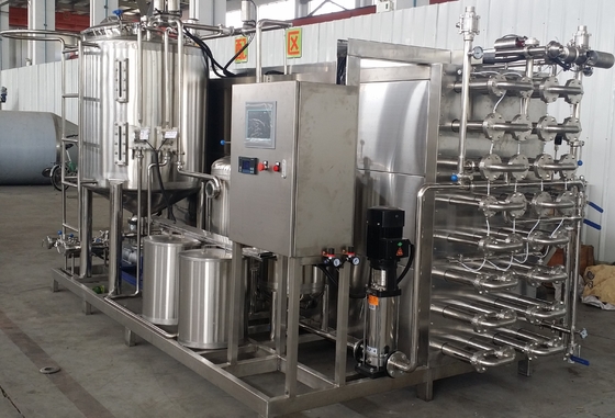 SIP / CIP Function UHT Sterilizer Machine 100 - 20000 Kg/H Stainless Steel
