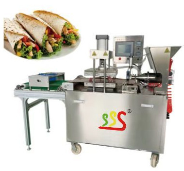 700 - 3000 Pieces/h Tortilla Making Machine 8 - 50cm Alloy Steel Roller Diameter
