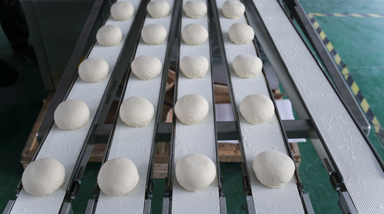 220V / 380V PLC Alloy Steel Tortilla Production Line With 0-300C Temperature Control