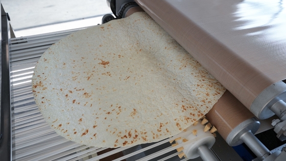 Automatic Tortilla Making Machine Gas Oven Roti Production Line For Sale
