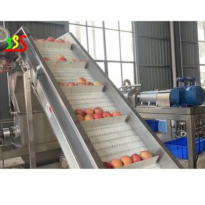 5000kg/Hour 신선한 사과 펄프 처리 시스템 생산 설비 50Hz