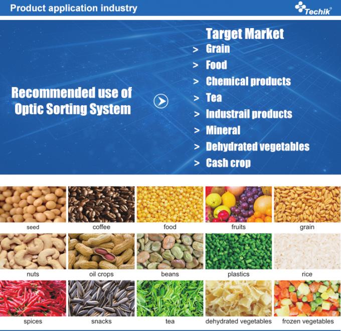 아프리카 시장용 미니 쌀 / 커피 콩 / 곡물 색상 분류 기계 3